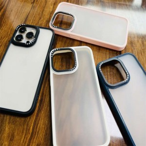 Transparent acrylic plastic phone case